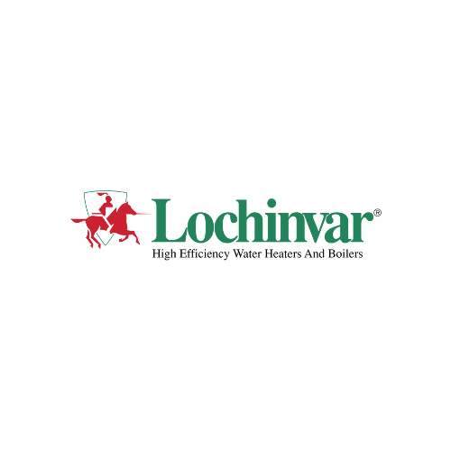 Lochinvar logo - Click here to visit Lochinvar's official website for high-efficiency water heating solutions.