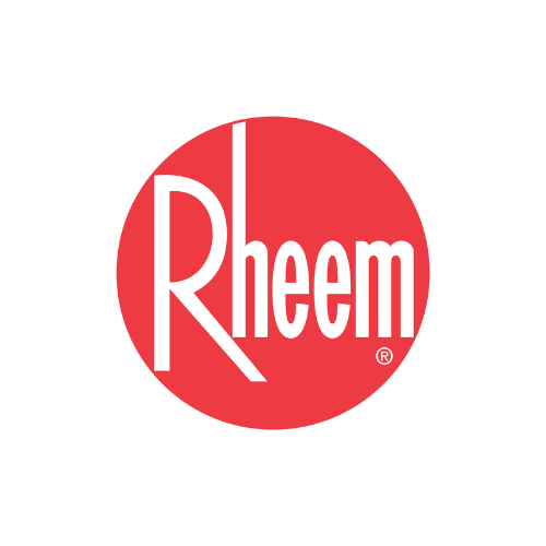 Rheem logo - Click here to visit Rheem's official website for energy-efficient heating and cooling solutions.